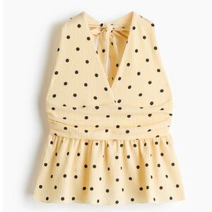 Peplum Halterneck Top